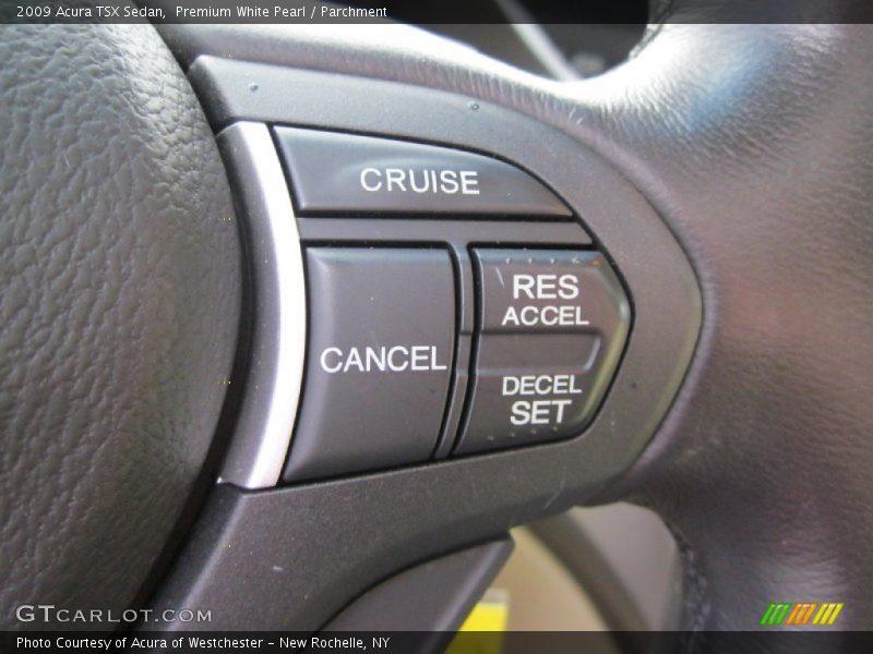 Premium White Pearl / Parchment 2009 Acura TSX Sedan