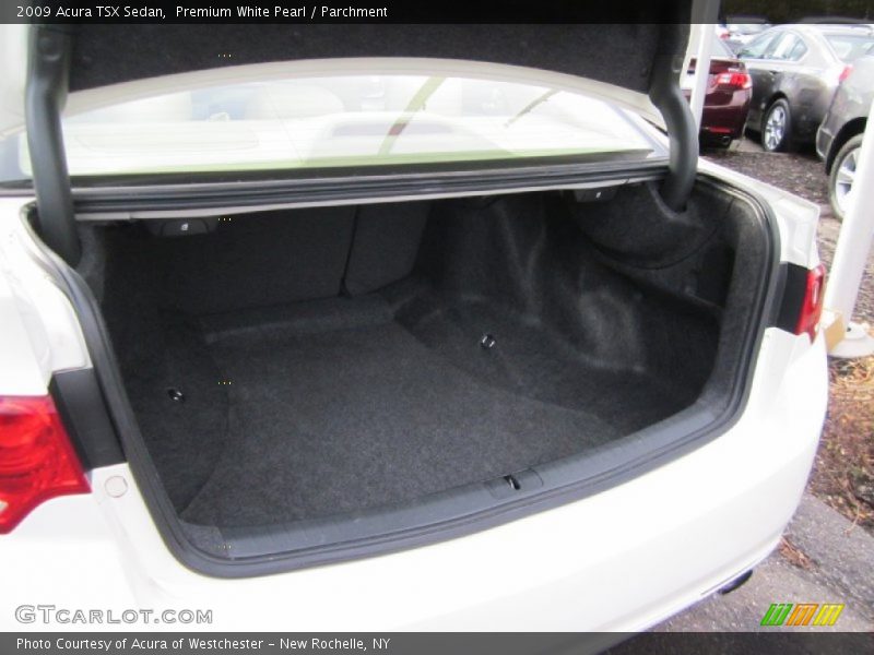 Premium White Pearl / Parchment 2009 Acura TSX Sedan