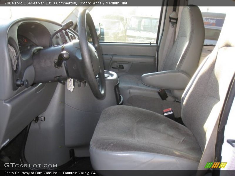 Oxford White / Medium Flint 2004 Ford E Series Van E350 Commercial
