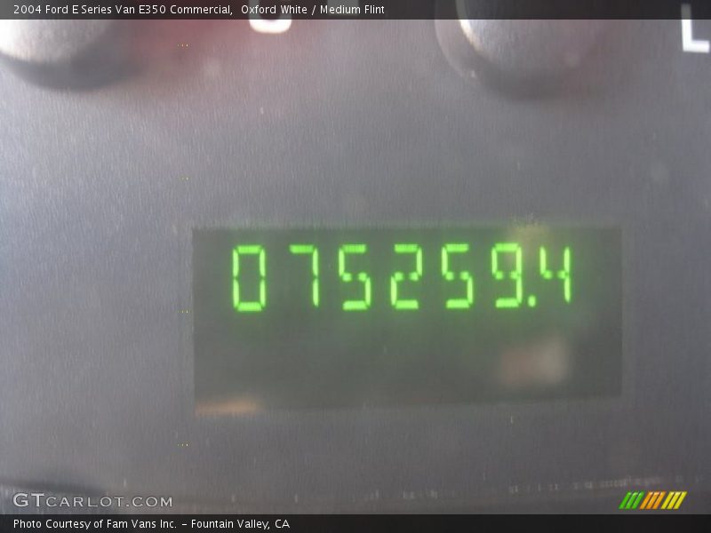 Oxford White / Medium Flint 2004 Ford E Series Van E350 Commercial