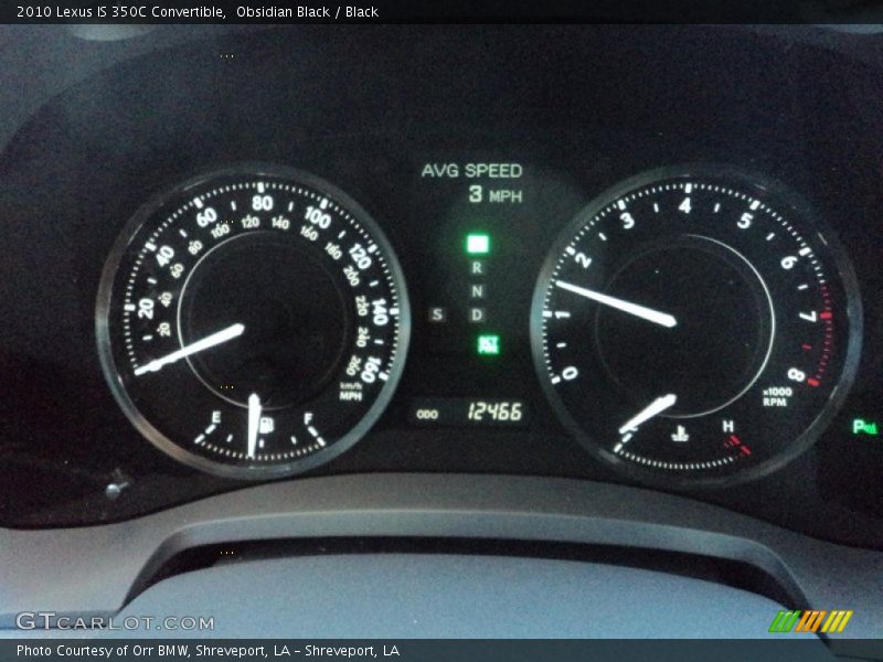  2010 IS 350C Convertible 350C Convertible Gauges