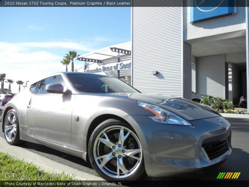 Platinum Graphite / Black Leather 2010 Nissan 370Z Touring Coupe