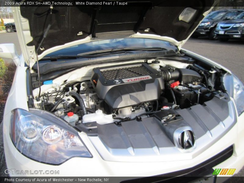 White Diamond Pearl / Taupe 2009 Acura RDX SH-AWD Technology