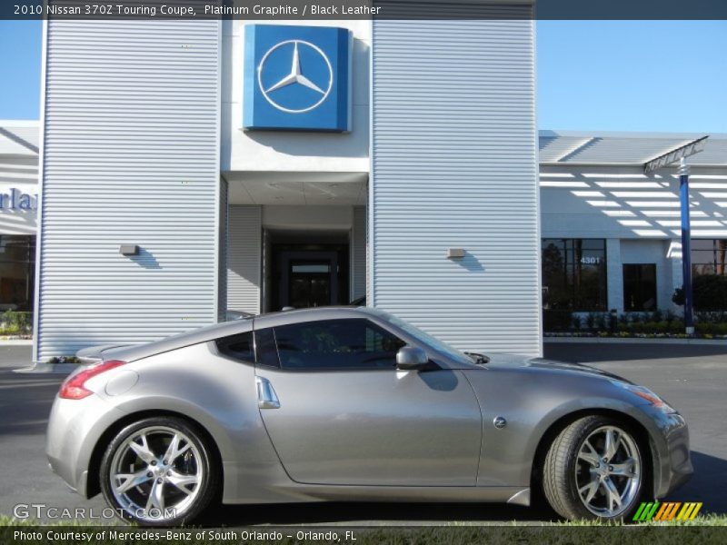 Platinum Graphite / Black Leather 2010 Nissan 370Z Touring Coupe