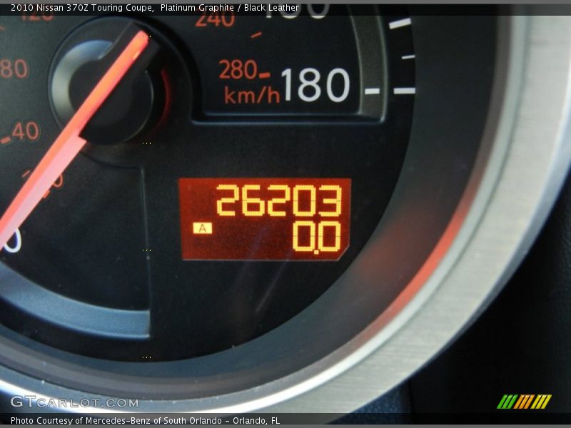 Platinum Graphite / Black Leather 2010 Nissan 370Z Touring Coupe
