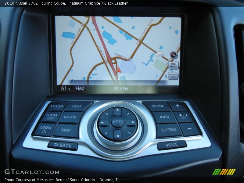 Navigation of 2010 370Z Touring Coupe
