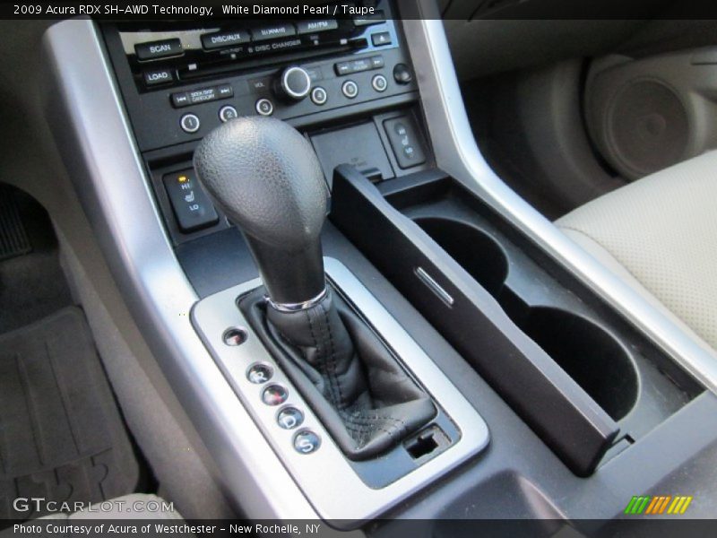 White Diamond Pearl / Taupe 2009 Acura RDX SH-AWD Technology
