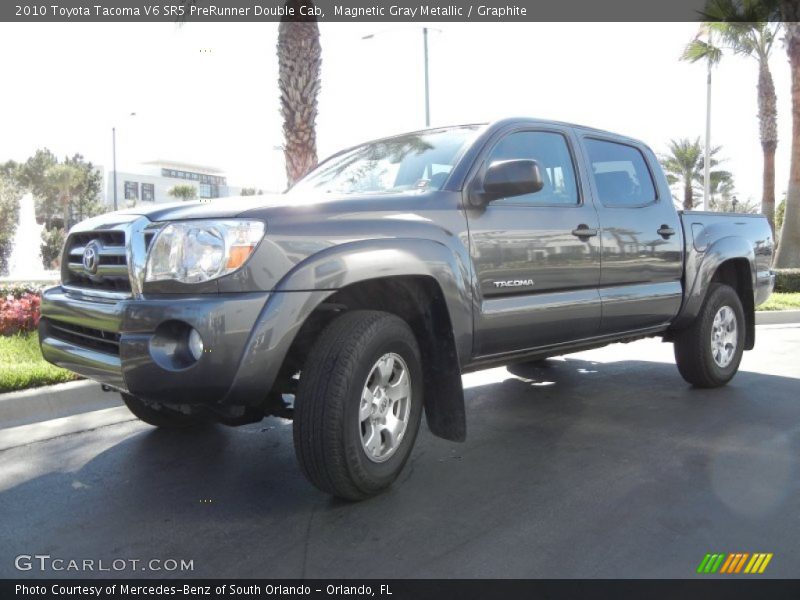 Magnetic Gray Metallic / Graphite 2010 Toyota Tacoma V6 SR5 PreRunner Double Cab