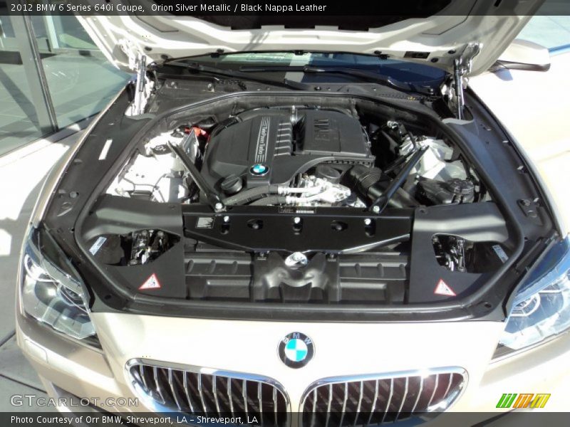  2012 6 Series 640i Coupe Engine - 3.0 Liter DI TwinPower Turbo DOHC 24-Valve VVT Inline 6 Cylinder