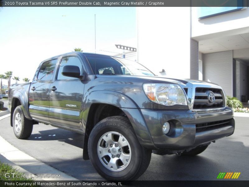 Magnetic Gray Metallic / Graphite 2010 Toyota Tacoma V6 SR5 PreRunner Double Cab