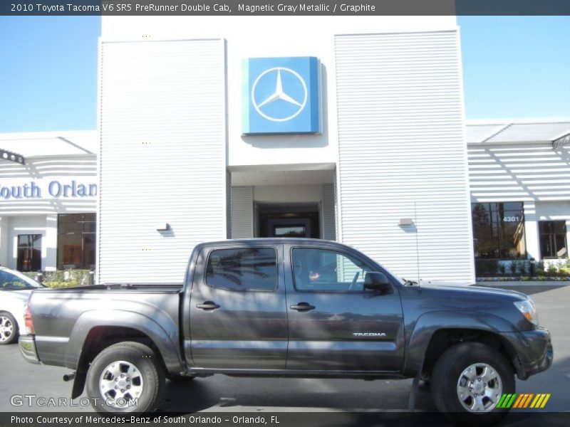 Magnetic Gray Metallic / Graphite 2010 Toyota Tacoma V6 SR5 PreRunner Double Cab