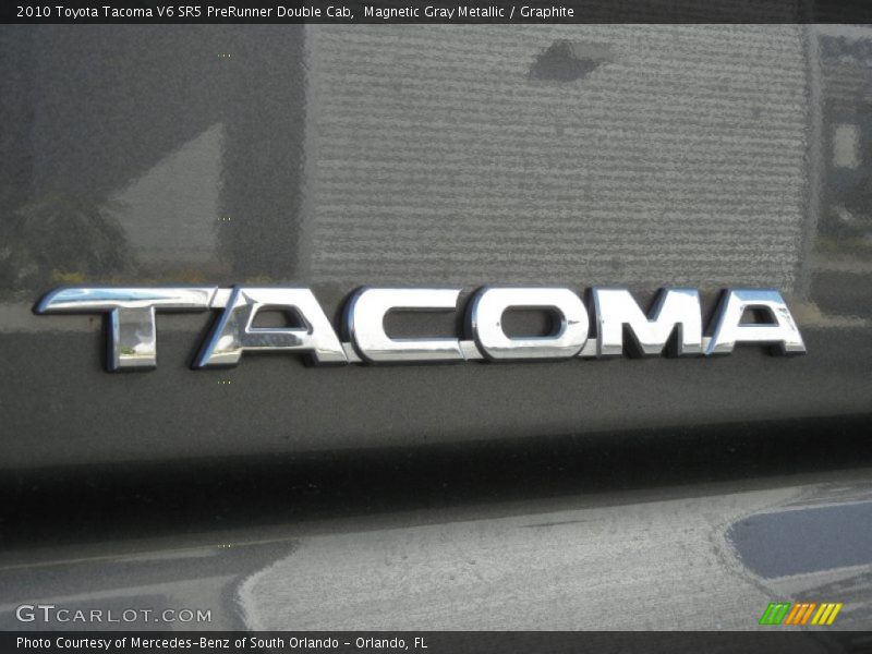 Magnetic Gray Metallic / Graphite 2010 Toyota Tacoma V6 SR5 PreRunner Double Cab