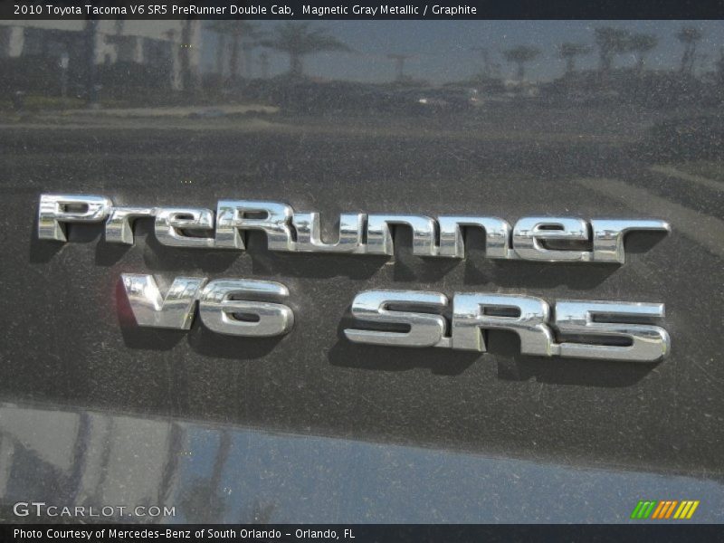 Magnetic Gray Metallic / Graphite 2010 Toyota Tacoma V6 SR5 PreRunner Double Cab