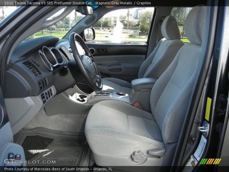 Magnetic Gray Metallic / Graphite 2010 Toyota Tacoma V6 SR5 PreRunner Double Cab