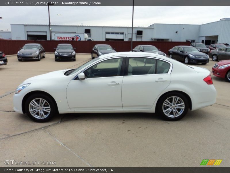  2012 G 25 Journey Sedan Moonlight White