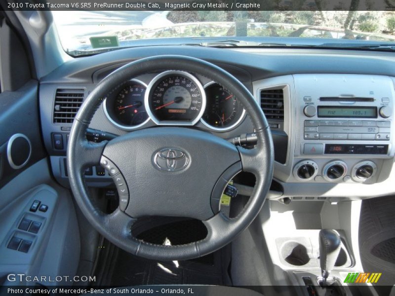 Magnetic Gray Metallic / Graphite 2010 Toyota Tacoma V6 SR5 PreRunner Double Cab