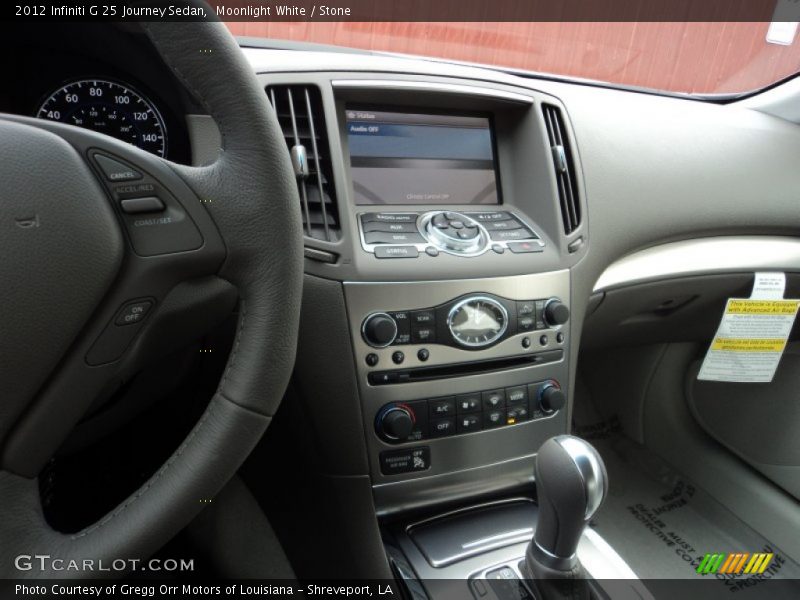 Moonlight White / Stone 2012 Infiniti G 25 Journey Sedan