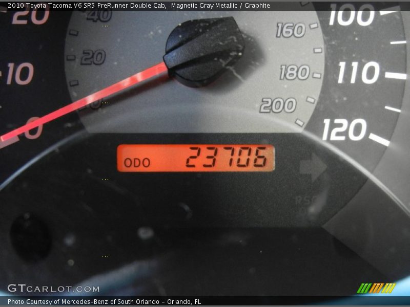 Magnetic Gray Metallic / Graphite 2010 Toyota Tacoma V6 SR5 PreRunner Double Cab