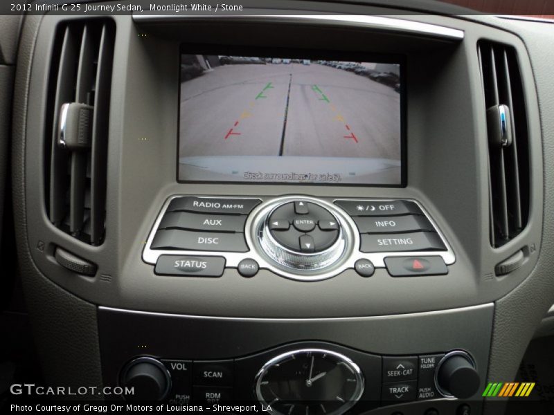 Moonlight White / Stone 2012 Infiniti G 25 Journey Sedan