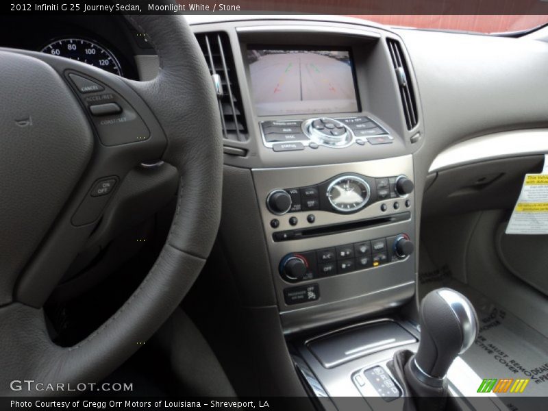 Moonlight White / Stone 2012 Infiniti G 25 Journey Sedan