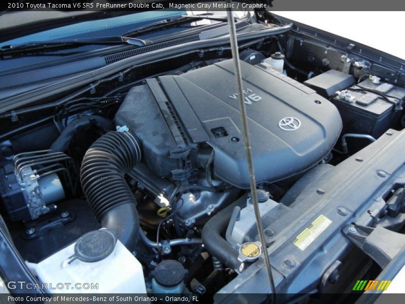 Magnetic Gray Metallic / Graphite 2010 Toyota Tacoma V6 SR5 PreRunner Double Cab