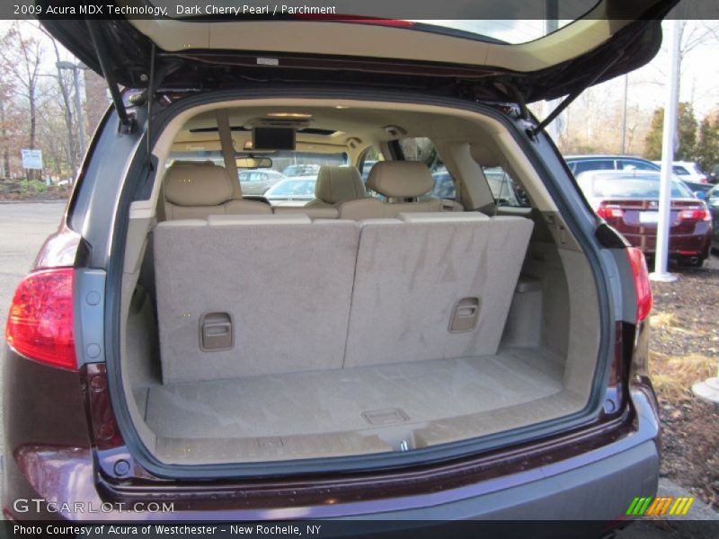 Dark Cherry Pearl / Parchment 2009 Acura MDX Technology