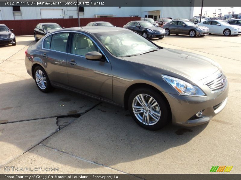 Smoky Quartz / Wheat 2012 Infiniti G 37 Journey Sedan