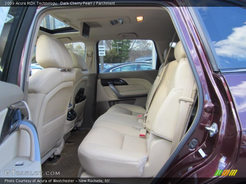 Dark Cherry Pearl / Parchment 2009 Acura MDX Technology