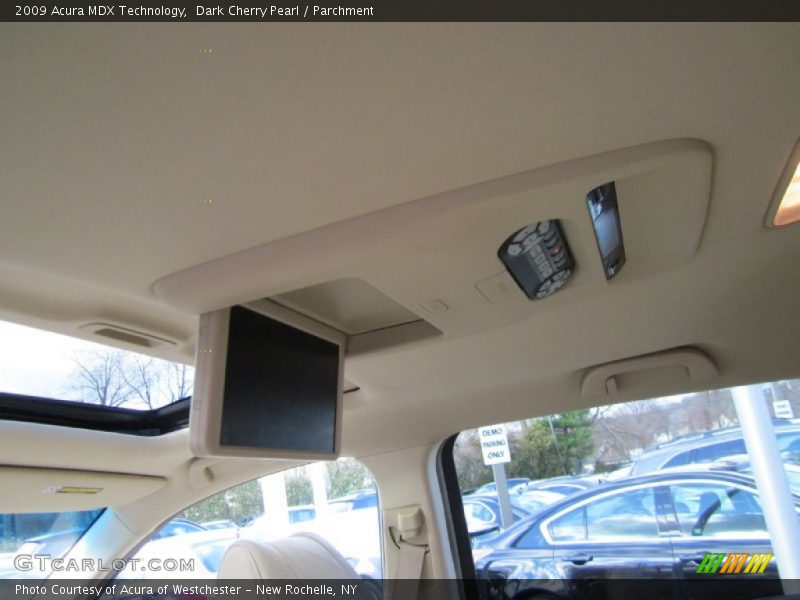Dark Cherry Pearl / Parchment 2009 Acura MDX Technology