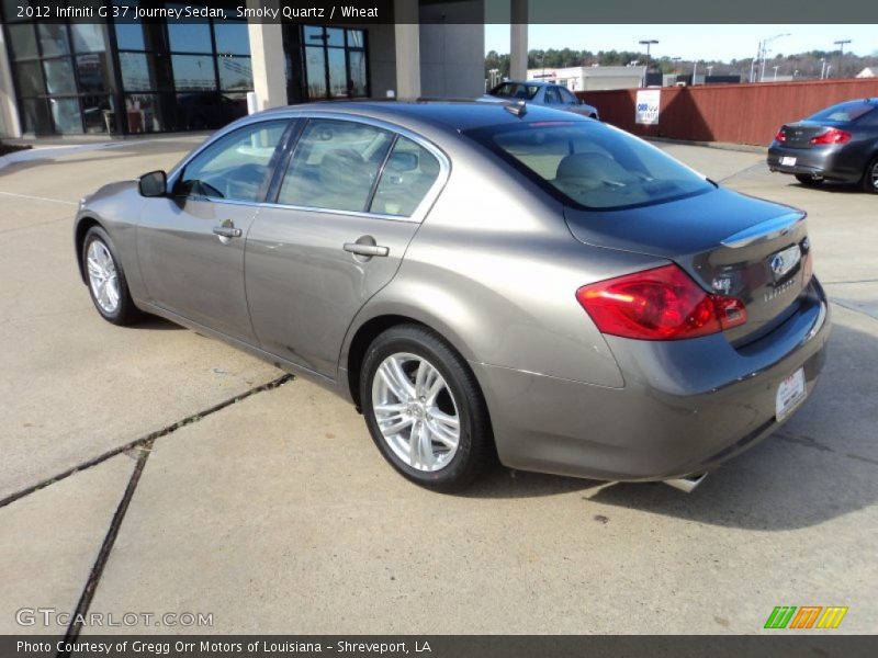 Smoky Quartz / Wheat 2012 Infiniti G 37 Journey Sedan