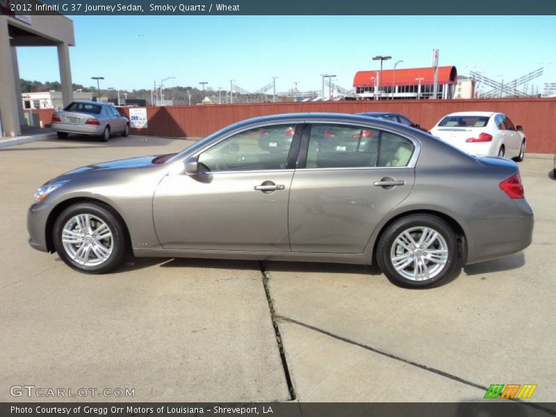 Smoky Quartz / Wheat 2012 Infiniti G 37 Journey Sedan