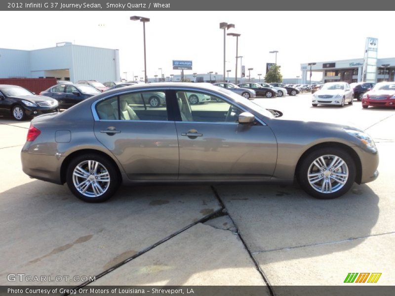 Smoky Quartz / Wheat 2012 Infiniti G 37 Journey Sedan
