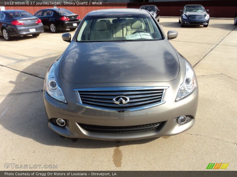 Smoky Quartz / Wheat 2012 Infiniti G 37 Journey Sedan