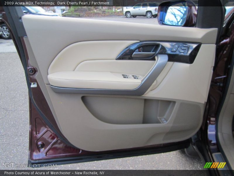 Dark Cherry Pearl / Parchment 2009 Acura MDX Technology