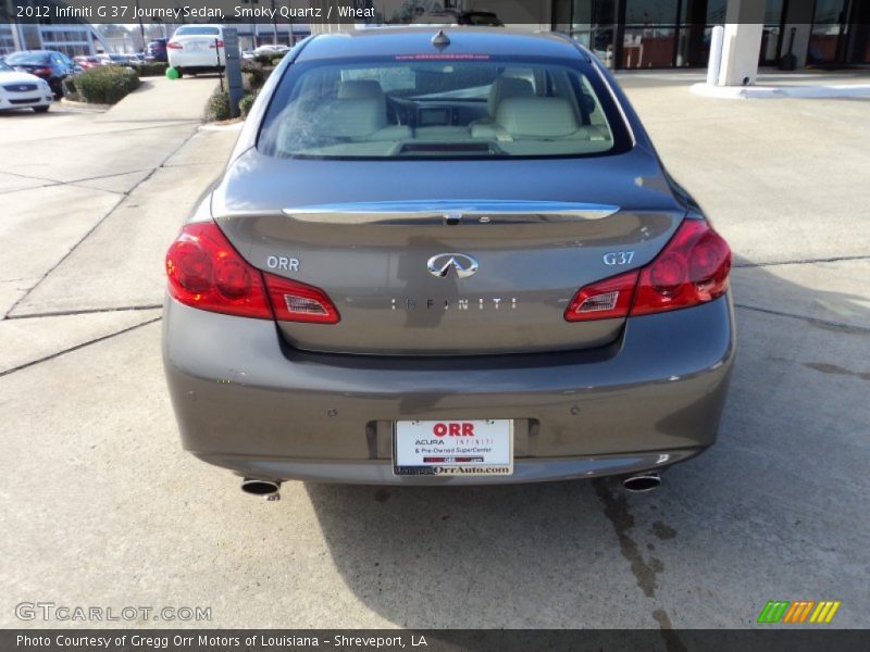 Smoky Quartz / Wheat 2012 Infiniti G 37 Journey Sedan