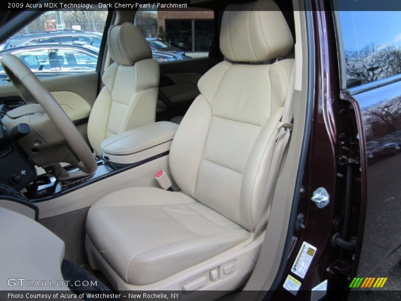 Dark Cherry Pearl / Parchment 2009 Acura MDX Technology