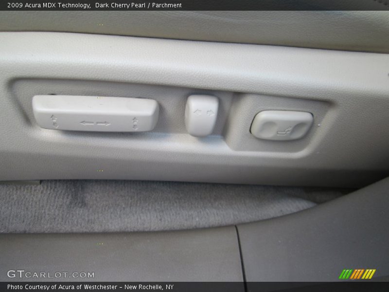 Dark Cherry Pearl / Parchment 2009 Acura MDX Technology