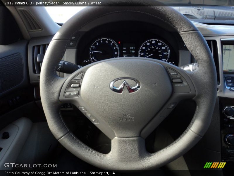 Smoky Quartz / Wheat 2012 Infiniti G 37 Journey Sedan