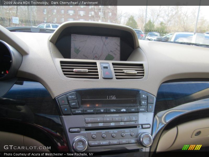 Dark Cherry Pearl / Parchment 2009 Acura MDX Technology