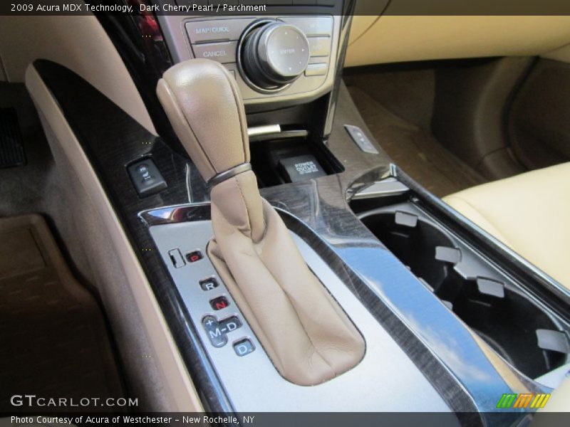 Dark Cherry Pearl / Parchment 2009 Acura MDX Technology