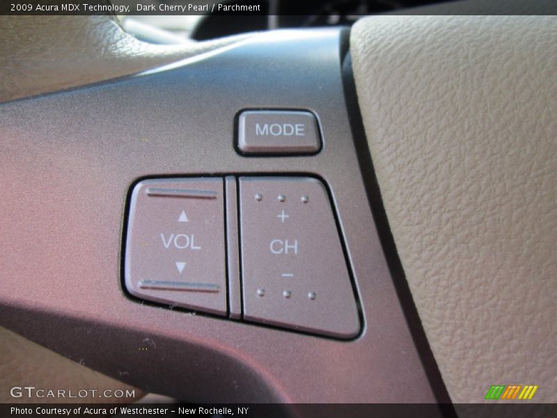 Dark Cherry Pearl / Parchment 2009 Acura MDX Technology