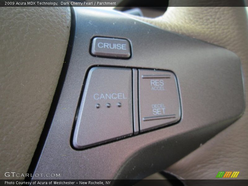 Dark Cherry Pearl / Parchment 2009 Acura MDX Technology
