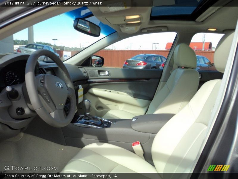 Smoky Quartz / Wheat 2012 Infiniti G 37 Journey Sedan