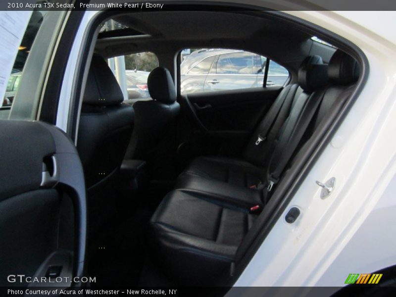 Premium White Pearl / Ebony 2010 Acura TSX Sedan