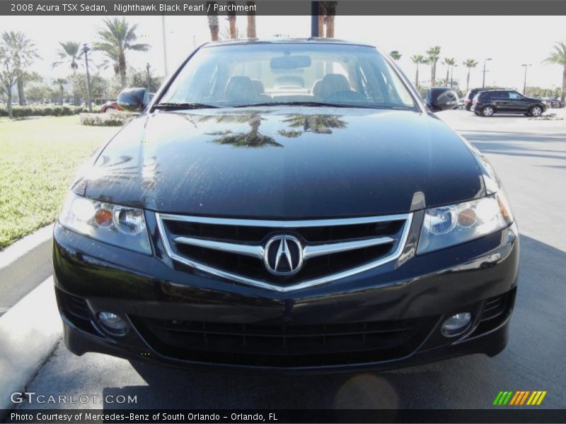 Nighthawk Black Pearl / Parchment 2008 Acura TSX Sedan