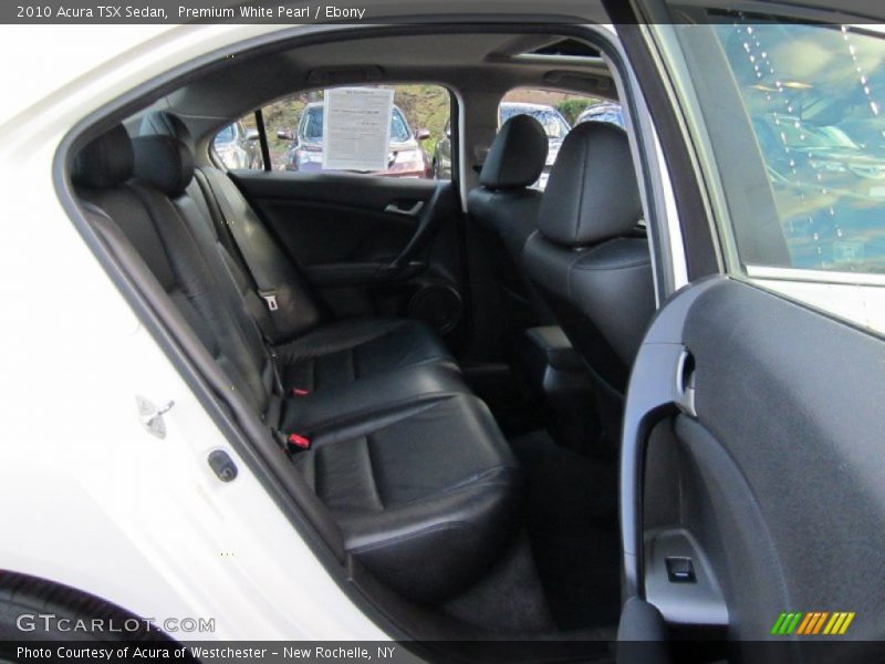 Premium White Pearl / Ebony 2010 Acura TSX Sedan