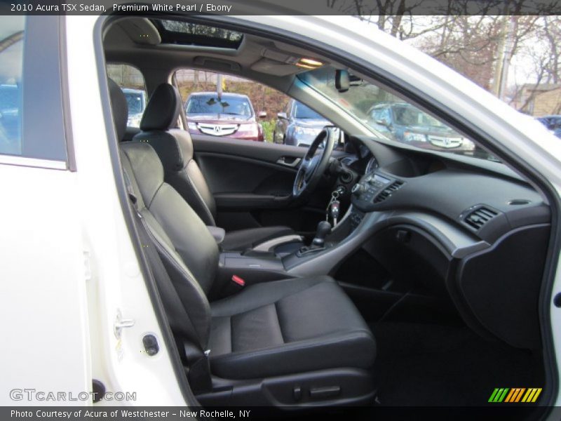 Premium White Pearl / Ebony 2010 Acura TSX Sedan