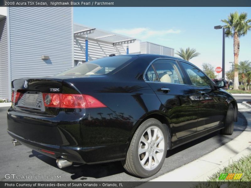 Nighthawk Black Pearl / Parchment 2008 Acura TSX Sedan