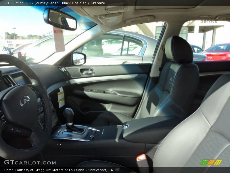 Black Obsidian / Graphite 2012 Infiniti G 37 Journey Sedan