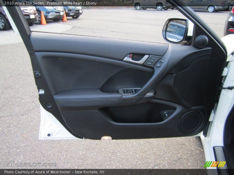 Premium White Pearl / Ebony 2010 Acura TSX Sedan